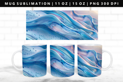 Abstract 11oz, 15oz Mug Sublimation | Mug Wrap PNG Product Image 1