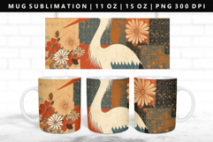 Hanafuda 11oz, 15oz Mug Sublimation | Mug Wrap PNG Product Image 1