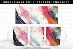 Retro Pop Art 11oz, 15oz Mug Sublimation | Mug Wrap PNG Product Image 1