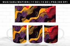 Retro Pop Art 11oz, 15oz Mug Sublimation | Mug Wrap PNG Product Image 1