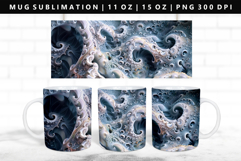 Abstract 11oz, 15oz Mug Sublimation | Mug Wrap PNG Product Image 1