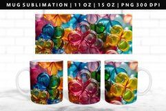 Flower 11oz, 15oz Mug Sublimation | Mug Wrap PNG Product Image 1