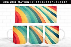 Retro Pop Art 11oz, 15oz Mug Sublimation | Mug Wrap PNG Product Image 1