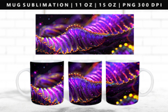 Abstract 11oz, 15oz Mug Sublimation | Mug Wrap PNG Product Image 1