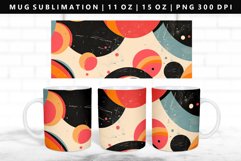 Retro Pop Art 11oz, 15oz Mug Sublimation | Mug Wrap PNG Product Image 1