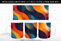 Retro Pop Art 11oz, 15oz Mug Sublimation | Mug Wrap PNG Product Image 1