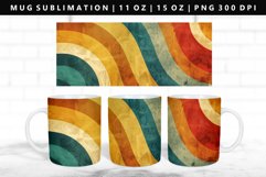 Retro Pop Art 11oz, 15oz Mug Sublimation | Mug Wrap PNG Product Image 1