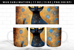 Cats 11oz, 15oz Mug Sublimation | Mug Wrap PNG Product Image 1