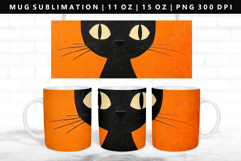 Cats 11oz, 15oz Mug Sublimation | Mug Wrap PNG Product Image 1