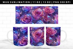 Flower 11oz, 15oz Mug Sublimation | Mug Wrap PNG Product Image 1