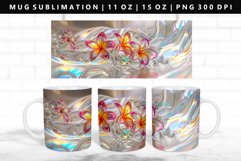 Flower 11oz, 15oz Mug Sublimation | Mug Wrap PNG Product Image 1