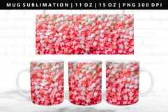 Flower 11oz, 15oz Mug Sublimation | Mug Wrap PNG Product Image 1