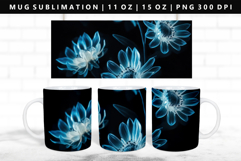 Flower 11oz, 15oz Mug Sublimation | Mug Wrap PNG Product Image 1