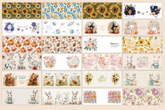 Holiday &amp; Seasonal Mug Wraps Bundle Sublimation Designs Product Image 4