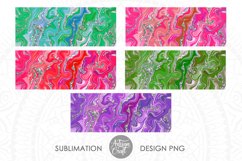 Sublimation mug design, fluid art, chunky glitter Product Image 4