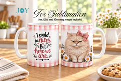 SARCASTIC QUOTE SUBLIMATION MUG DESIGN, COFFEE MUG WRAP Product Image 1