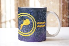 Mug zodiac signs Aquarius sublimation