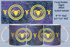 Mug Zodiac signs Aries sublimation