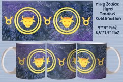 Mug Zodiac signs Taurus sublimation