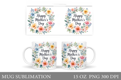 Mother's Day Mug Design. Mother's Day Sublimation Product Image 1
