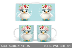 Chicken Mug Design. Funny Chicken Mug Sublimation Product Image 1