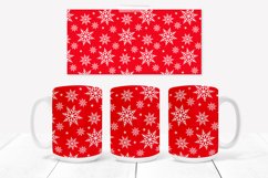Christmas mug sublimation design | Christmas snowflake mug