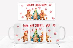 Christmas sublimation mug | Gingerbread man mug wrap