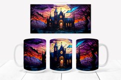 Halloween mug sublimation | Halloween haunted house