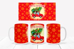 Christmas mug wrap design | Christmas snowman mug design