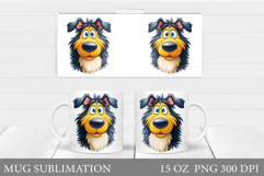 Cute Dog Mug Sublimation. Cute Dog Sublimation Product Image 1
