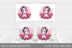 Cute Horse Mug Design. Cute Horse Sublimation Product Image 1