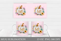 Pumpkin Mug Sublimation. Pumpkin Mug Design Product Image 1