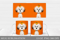 Cute Dog Mug Sublimation. Cute Dog Sublimation Product Image 1