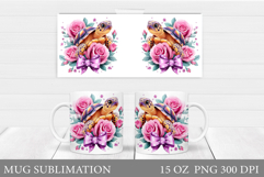 Sea Turtle Mug Design. Turtle Sublimation Product Image 1