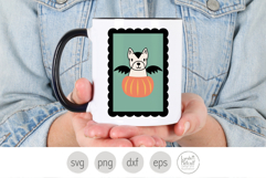 Halloween Bat Dog Svg. Spooky French Bulldog Clipart Product Image 2