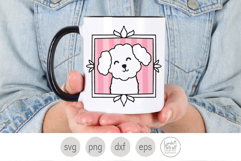 Bichon Frise SVG, Bichon Puppy PNG for Sublimation Product Image 3