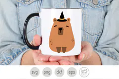 Witch Capybara For Halloween Svg and Png Files for Cricut Product Image 2