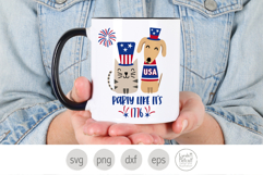 Party Like It's 1776 Cat and Dog. America's 250th Birthday Product Image 3