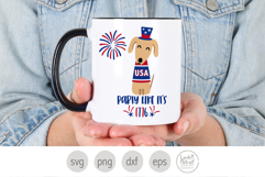 Party Like It's 1776 Dog. America's 250th Birthday Product Image 4