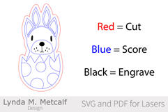 Paintable Wood Easter Eggs Laser Svg Files Product Image 2