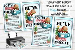 You've Been Mugged Printable | Gingerbread Holiday Printable Product Image 1