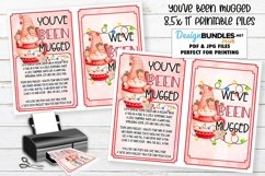 You've Been Mugged Printable | Gnome Holiday Printable Product Image 1