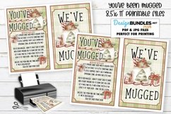 You've Been Mugged Printable | Christmas Tree Mug Printable Product Image 1