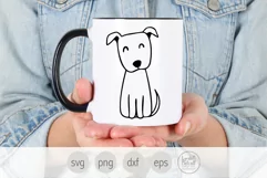 Happy Pit Bull Svg, American Pit Bull Puppy Png Product Image 3