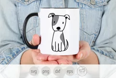 Pit Bull Puppy Svg, American Pit Bull Pup Png Product Image 3