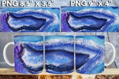 Agate Geode Mug Sublimation wrap 11oz 15oz Product Image 8