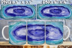 Agate Geode Mug Sublimation wrap 11oz 15oz Product Image 2