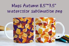 Mugs Autum watercolor sublimation