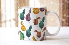 Mugs Autumn Leaves watercolor sublimation 