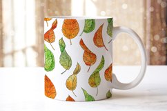 Mugs Autumn Leaves watercolor sublimation 